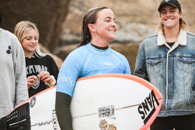 Bella Kenworthy, Ericeira Pro 2024, Ribeira D'Ilhas, Portugal. Foto: WSL / Masurel.