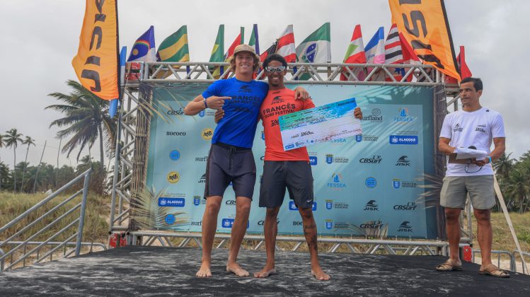 Ryan Kainalo e Fabricio Bulhões, Francês Surf Festival, Marechal Deodoro (AL). Foto: Fabio Barrios de Oliveira.