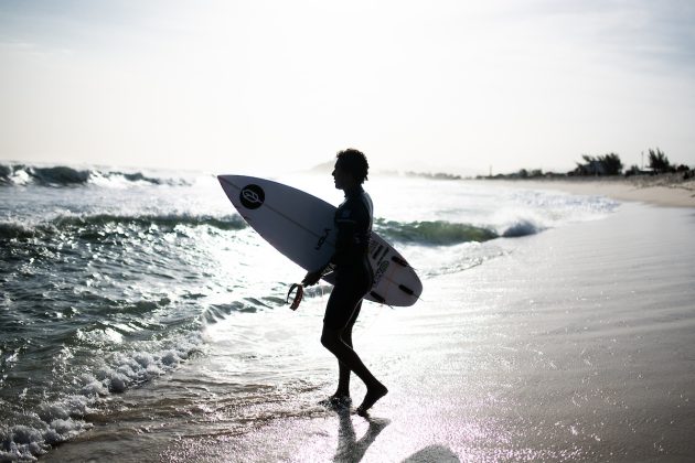 Cauã Costa, Corona Saquarema Pro 2024, Itaúna, Rio de Janeiro. Foto: WSL / Thiago Diz.