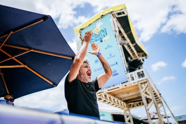 Charles Medina, Corona Saquarema Pro 2024, Itaúna, Rio de Janeiro. Foto: WSL / Thiago Diz.