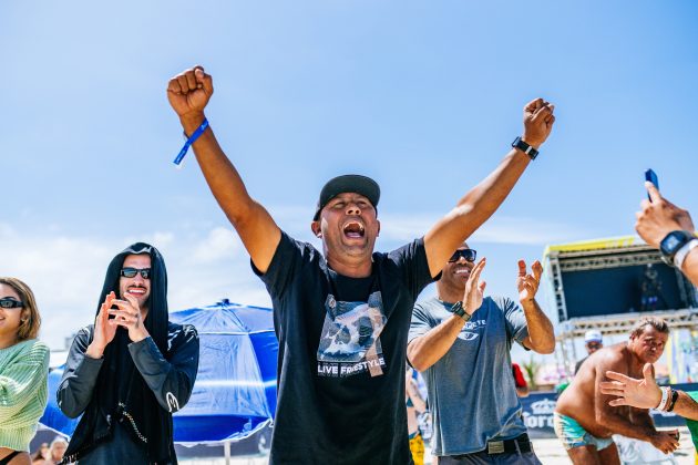 Corona Saquarema Pro 2024, Itaúna, Rio de Janeiro. Foto: WSL / Thiago Diz.