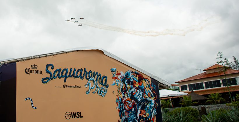 Esquadrilha Ceu, Corona Saquarema Pro 2024, Praia de Itaúna (RJ). Foto: Esquadrilha Ceu.