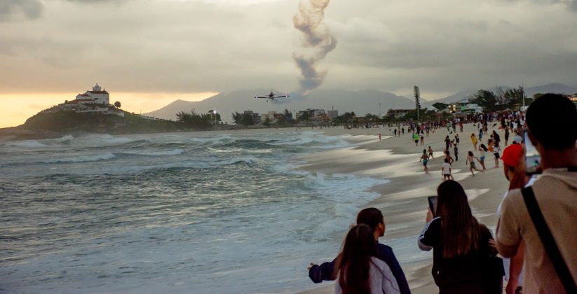 Esquadrilha Ceu, Corona Saquarema Pro 2024, Praia de Itaúna (RJ). Foto: Esquadrilha Ceu.