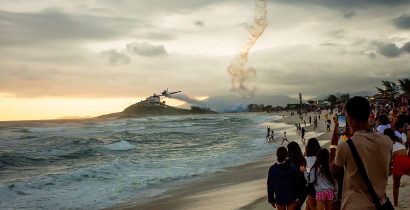 Esquadrilha Ceu, Corona Saquarema Pro 2024, Praia de Itaúna (RJ). Foto: Esquadrilha Ceu.