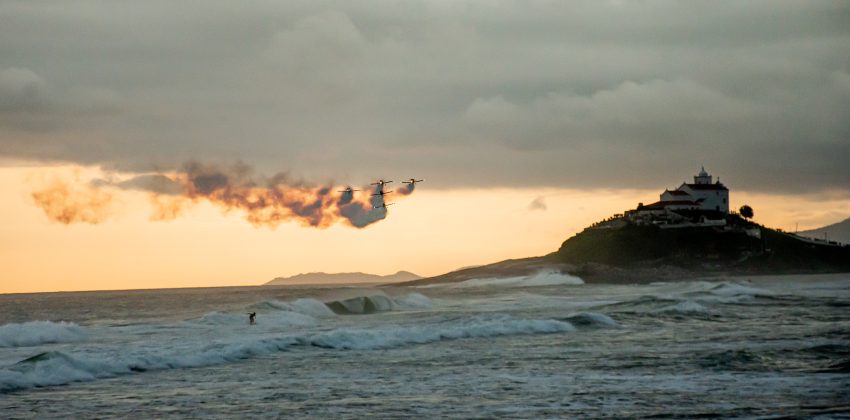 Esquadrilha Ceu, Corona Saquarema Pro 2024, Praia de Itaúna (RJ). Foto: Esquadrilha Ceu.