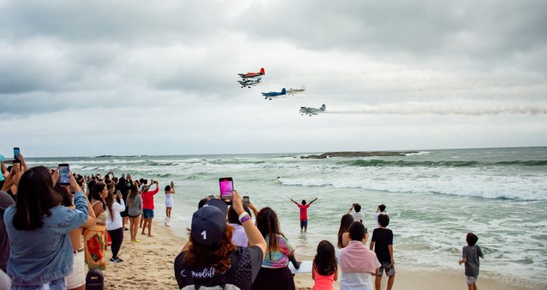 Esquadrilha Ceu, Corona Saquarema Pro 2024, Praia de Itaúna (RJ). Foto: Esquadrilha Ceu.