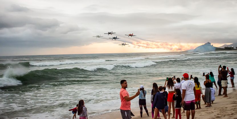 Esquadrilha Ceu, Corona Saquarema Pro 2024, Praia de Itaúna (RJ). Foto: Esquadrilha Ceu.