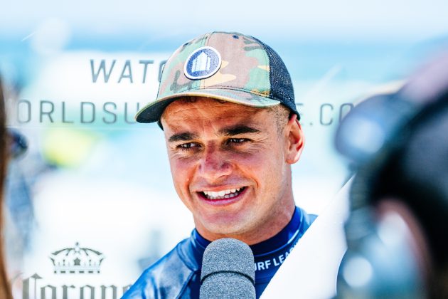 Deivid Silva, Corona Saquarema Pro 2024, Itaúna, Rio de Janeiro. Foto: WSL / Thiago Diz.