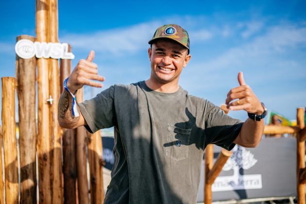 Deivid Silva, Corona Saquarema Pro 2024, Itaúna, Rio de Janeiro. Foto: WSL / Thiago Diz.