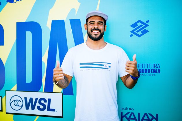 Edgard Groggia, Corona Saquarema Pro 2024, Itaúna, Rio de Janeiro. Foto: WSL / Thiago Diz.