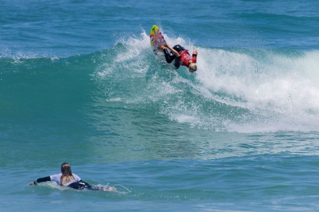 Erin Brooks, Corona Saquarema Pro 2024, Itaúna, Rio de Janeiro. Foto: WSL / Daniel Smorigo.