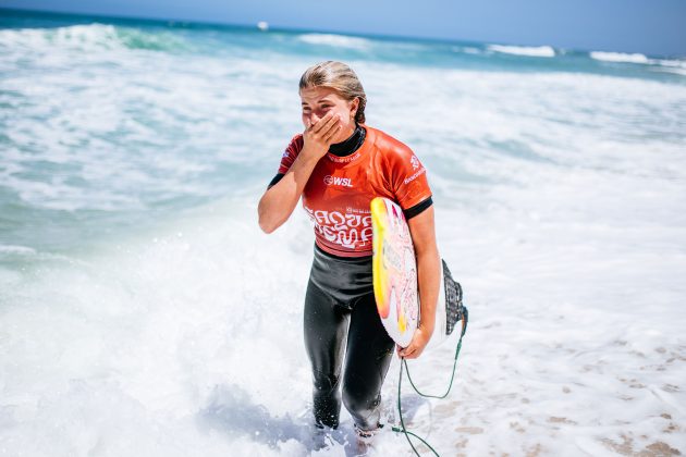 Erin Brooks, Corona Saquarema Pro 2024, Itaúna, Rio de Janeiro. Foto: WSL / Thiago Diz.