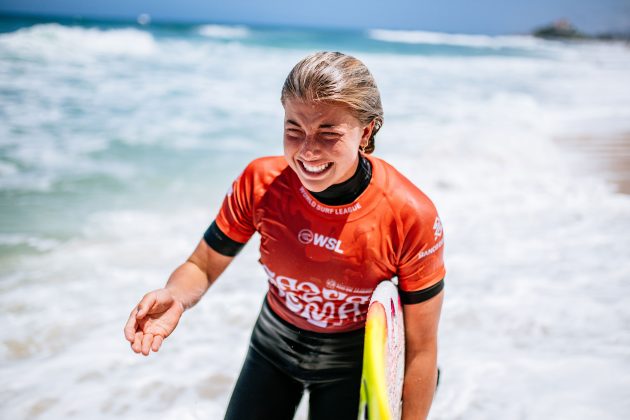 Erin Brooks, Corona Saquarema Pro 2024, Itaúna, Rio de Janeiro. Foto: WSL / Thiago Diz.