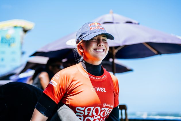 Erin Brooks, Corona Saquarema Pro 2024, Itaúna, Rio de Janeiro. Foto: WSL / Thiago Diz.