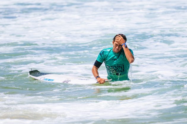 Guilherme Ribeiro, Corona Saquarema Pro 2024, Itaúna, Rio de Janeiro. Foto: WSL / Thiago Diz.