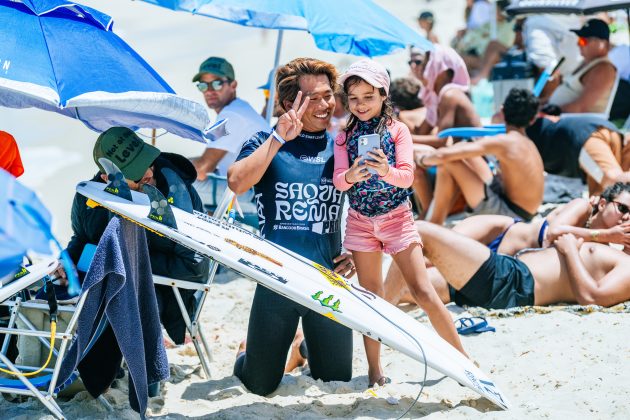 Hiroto Ohara, Corona Saquarema Pro 2024, Itaúna, Rio de Janeiro. Foto: WSL / Thiago Diz.