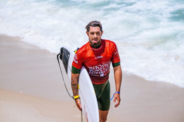 João Chianca, Corona Saquarema Pro 2024, Itaúna, Rio de Janeiro. Foto: WSL / Thiago Diz.