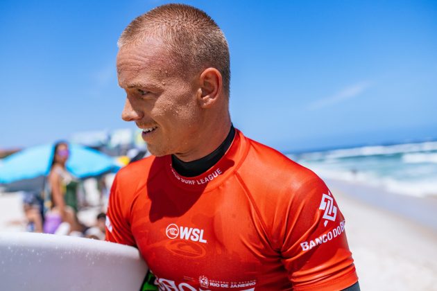 Joel Vaughan, Corona Saquarema Pro 2024, Itaúna, Rio de Janeiro. Foto: WSL / Thiago Diz.