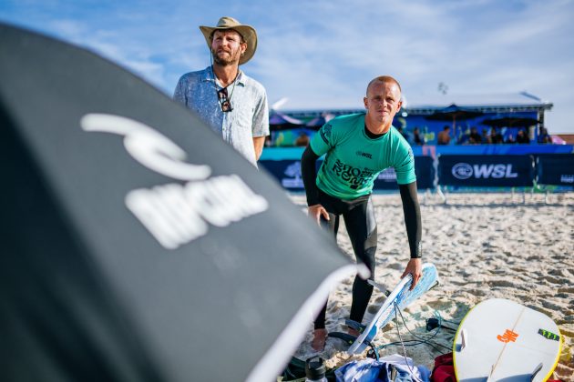 Joel Vaughan, Corona Saquarema Pro 2024, Itaúna, Rio de Janeiro. Foto: WSL / Thiago Diz.