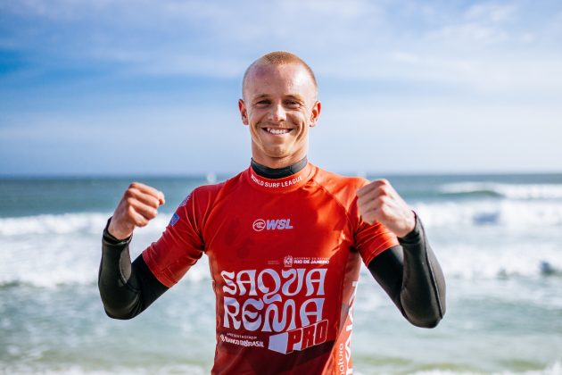 Joel Vaughan, Corona Saquarema Pro 2024, Itaúna, Rio de Janeiro. Foto: WSL / Thiago Diz.