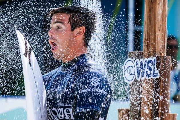 Kade Matson, Corona Saquarema Pro 2024, Itaúna, Rio de Janeiro. Foto: WSL / Thiago Diz.