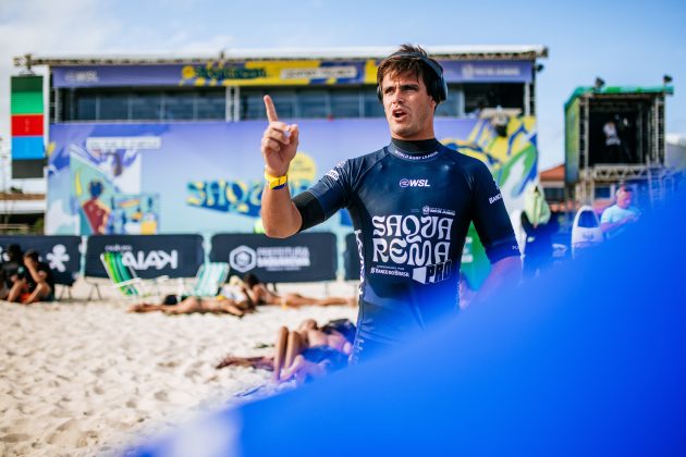 Kade Matson, Corona Saquarema Pro 2024, Itaúna, Rio de Janeiro. Foto: WSL / Thiago Diz.