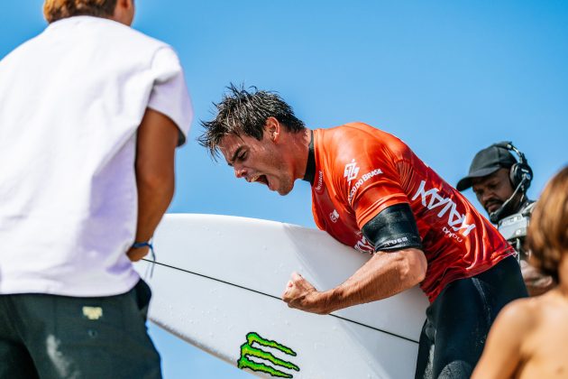 Kade Matson, Corona Saquarema Pro 2024, Itaúna, Rio de Janeiro. Foto: WSL / Thiago Diz.