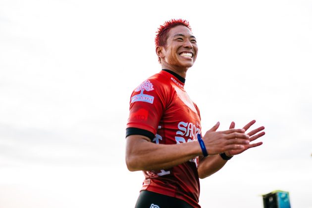 Keijiro Nishi, Corona Saquarema Pro 2024, Itaúna, Rio de Janeiro. Foto: WSL / Thiago Diz.