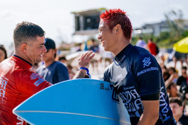 Keijiro Nishi, Corona Saquarema Pro 2024, Itaúna, Rio de Janeiro. Foto: WSL / Thiago Diz.