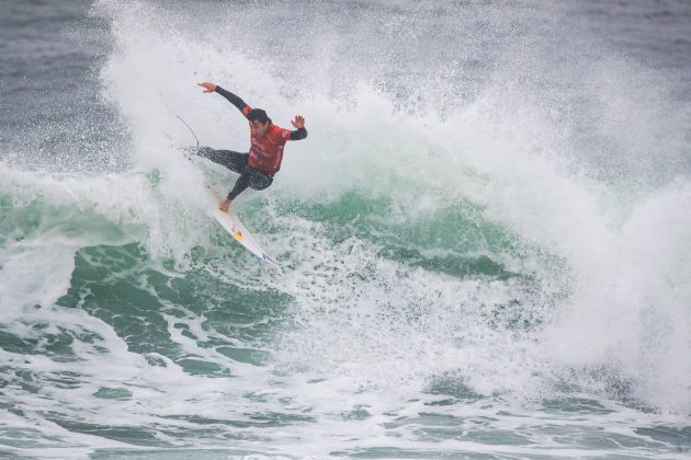 Leonardo Fioravanti, Ericeira Pro 2024, Ribeira D'Ilhas, Portugal. Foto: WSL / Masurel.