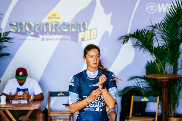 Luana Silva, Corona Saquarema Pro 2024, Itaúna, Rio de Janeiro. Foto: WSL / Thiago Diz.