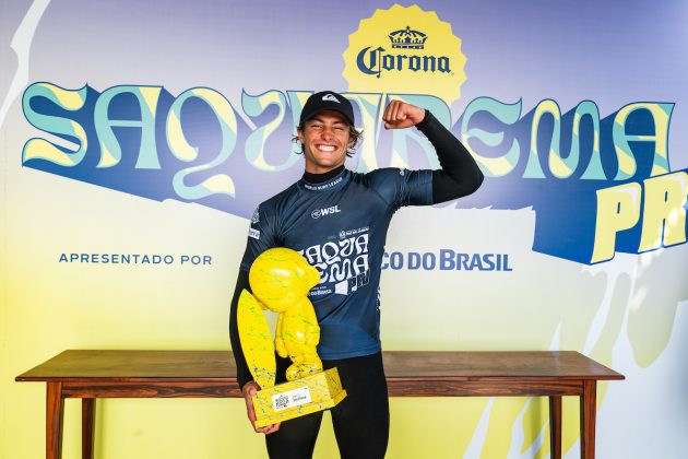 Marco Mignot, Corona Saquarema Pro 2024, Itaúna, Rio de Janeiro. Foto: WSL / Thiago Diz.