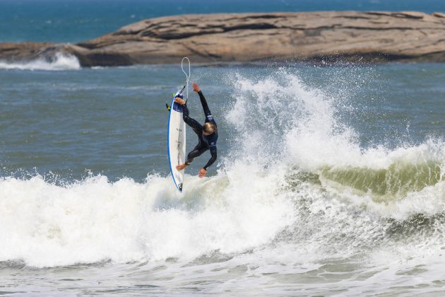 Marco Mignot, Corona Saquarema Pro 2024, Itaúna, Rio de Janeiro. Foto: WSL / Daniel Smorigo.