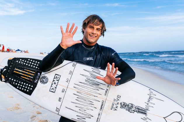 Mateus Herdy, Corona Saquarema Pro 2024, Itaúna, Rio de Janeiro. Foto: WSL / Thiago Diz.