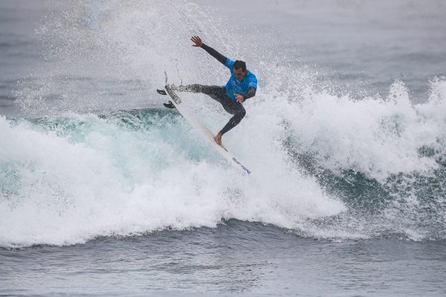 Maxime Huscenot, Ericeira Pro 2024, Ribeira D'Ilhas, Portugal. Foto: WSL / Masurel.