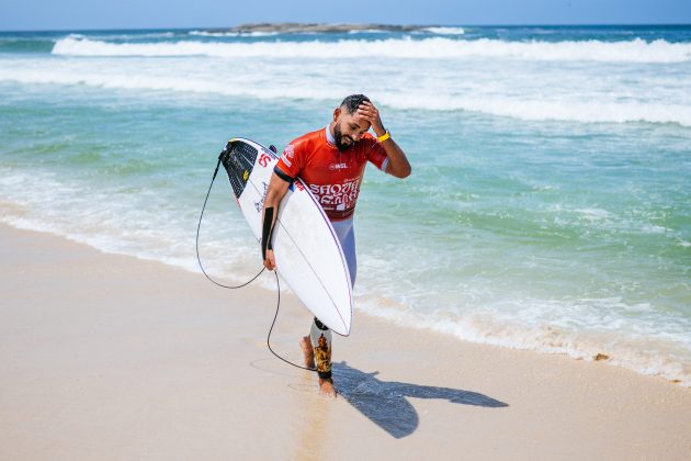 Michael Rodrigues, Corona Saquarema Pro 2024, Itaúna, Rio de Janeiro. Foto: WSL / Thiago Diz.