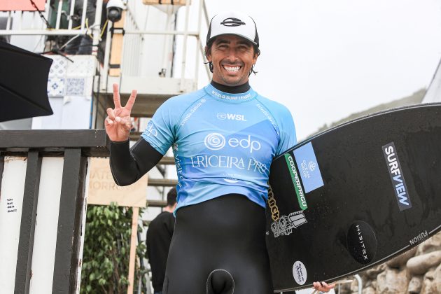 Miguel Pupo, Ericeira Pro 2024, Ribeira D'Ilhas, Portugal. Foto: WSL / Masurel.