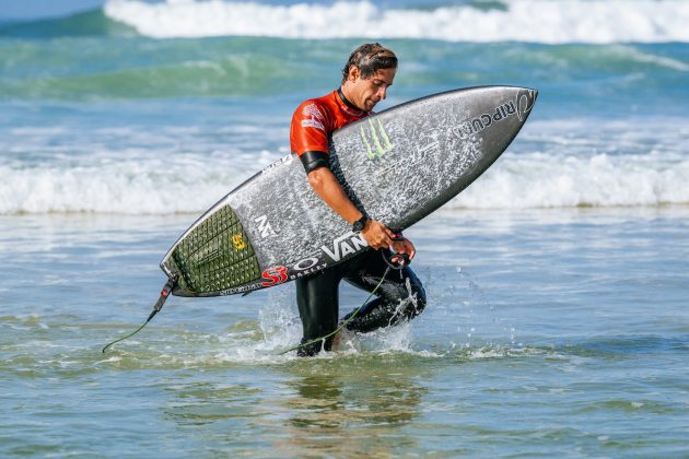 Nacho Gundensen, Corona Saquarema Pro 2024, Itaúna, Rio de Janeiro. Foto: WSL / Thiago Diz.