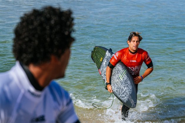 Nacho Gundensen, Corona Saquarema Pro 2024, Itaúna, Rio de Janeiro. Foto: WSL / Thiago Diz.