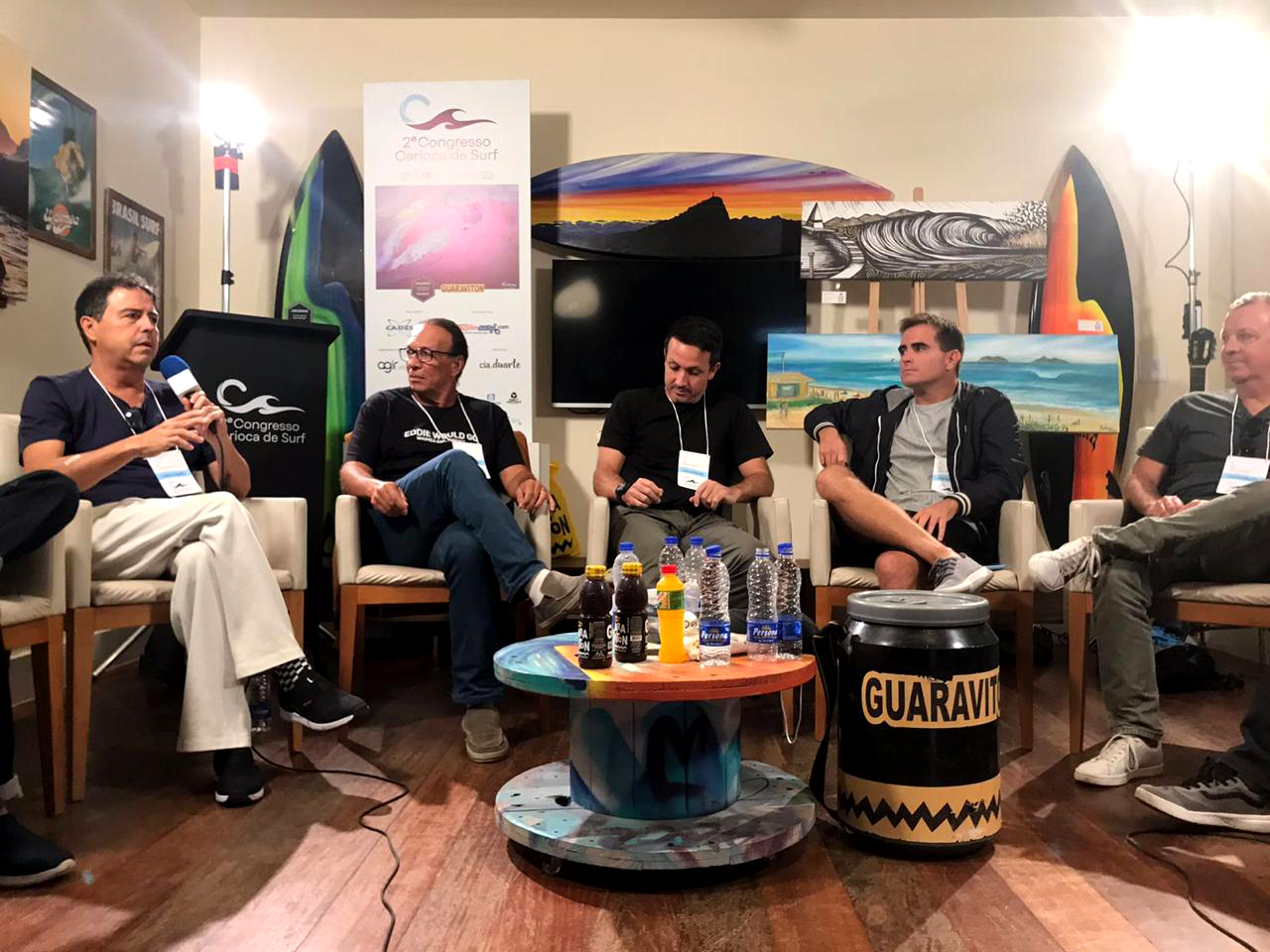 Painel Surfe Midia – Pepê Cesar, Diogo Mourão, Breno Dines, Rafael Mellin e Gustavo Frank.