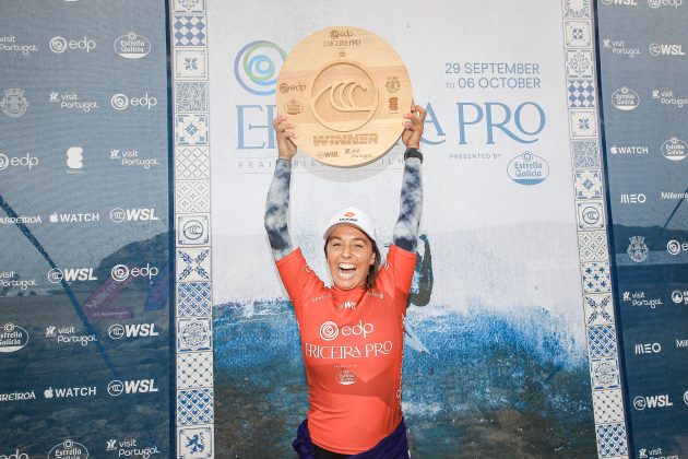 Sally Fitzgibbons, Ericeira Pro 2024, Ribeira D'Ilhas, Portugal. Foto: WSL / Masurel.