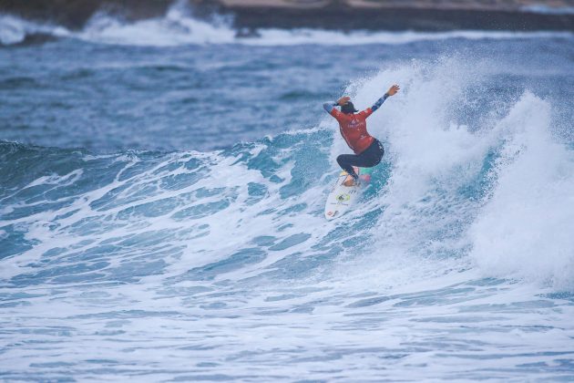 Sally Fitzgibbons, Ericeira Pro 2024, Ribeira D'Ilhas, Portugal. Foto: WSL / Masurel.