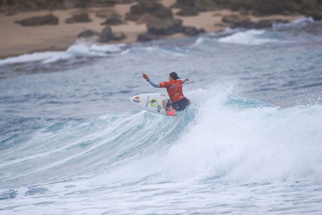 Sally Fitzgibbons, Ericeira Pro 2024, Ribeira D'Ilhas, Portugal. Foto: WSL / Masurel.