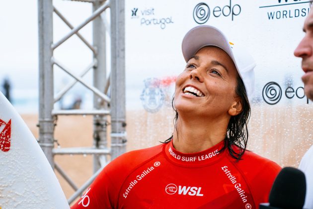 Sally Fitzgibbons, Ericeira Pro 2024, Ribeira D'Ilhas, Portugal. Foto: WSL / Manel Geada.