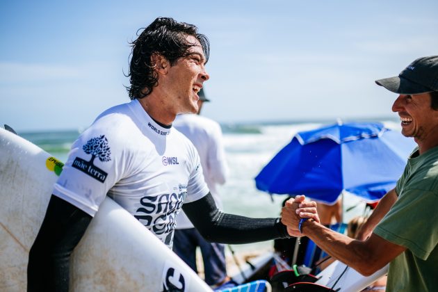 Shion Crowford, Corona Saquarema Pro 2024, Itaúna, Rio de Janeiro. Foto: WSL / Thiago Diz.