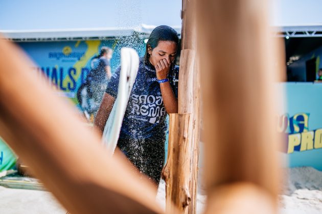 Sophia Medina, Corona Saquarema Pro 2024, Itaúna, Rio de Janeiro. Foto: WSL / Thiago Diz.