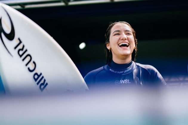 Sophia Medina, Corona Saquarema Pro 2024, Itaúna, Rio de Janeiro. Foto: WSL / Thiago Diz.