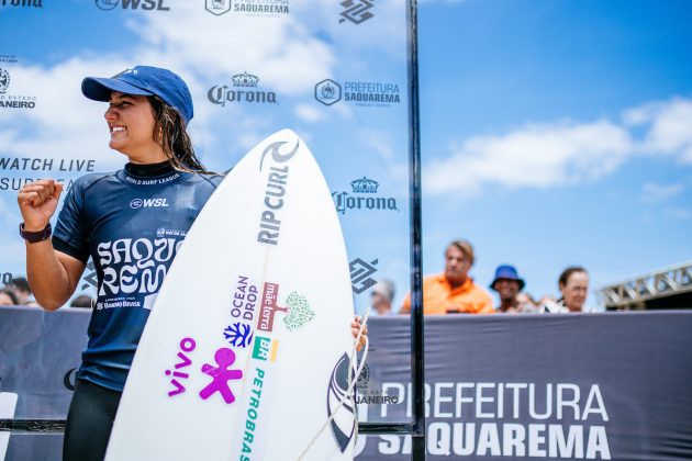 Sophia Medina, Corona Saquarema Pro 2024, Itaúna, Rio de Janeiro. Foto: WSL / Thiago Diz.