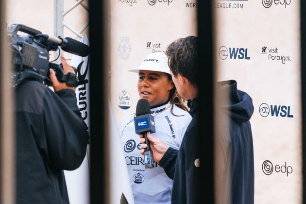 Tya Zebrowski, Ericeira Pro 2024, Ribeira D'Ilhas, Portugal. Foto: WSL / Manel Geada.