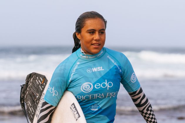 Tya Zebrowski, Ericeira Pro 2024, Ribeira D'Ilhas, Portugal. Foto: WSL / Manel Geada.